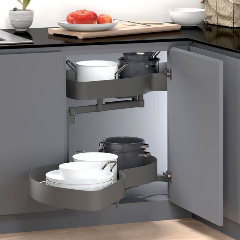 MECANISMO RINCON NEO SYSTEM (RIÑON) SALE A IZQ. PTA.45CM F20401 GRAFITO P400