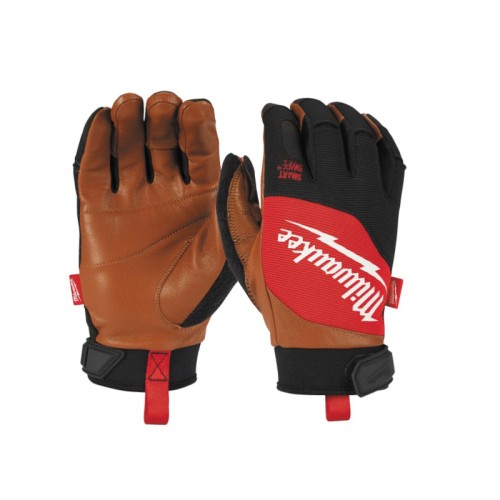 PAR GUANTES PIEL HYBRID LEATHER GLOVES T.9/L 4932471913 MILWAUKEE