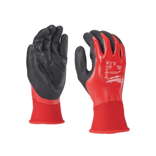 PAR GUANTES ANTICORTE TOTALMENTE RECUBIERTO NITRILO NIVEL A FULLY DIP CUT A GLOVES T.10/XL 4932493221 MILWAUKEE