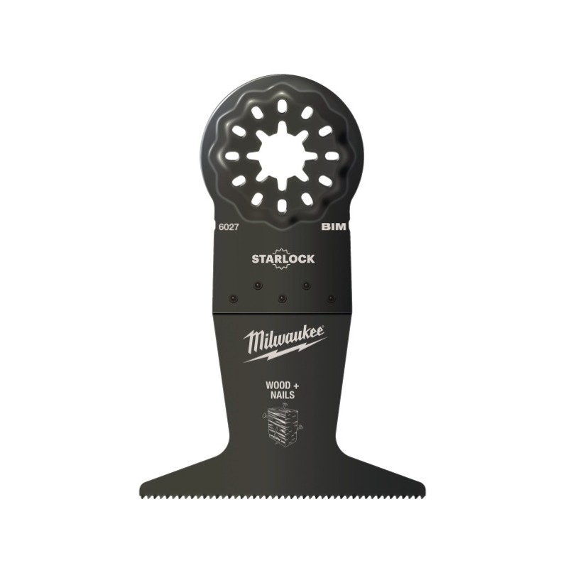 CUCHILLA INMERSION BIMETAL (MADERA C/CLAVOS) 65MM 48906027 MILWAUKEE