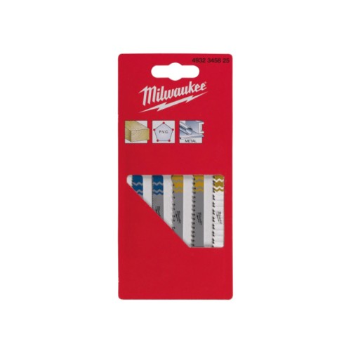 SET 5 HOJAS SIERRA DE CALAR MULTIMATERIALES 4932345825 MILWAUKEE