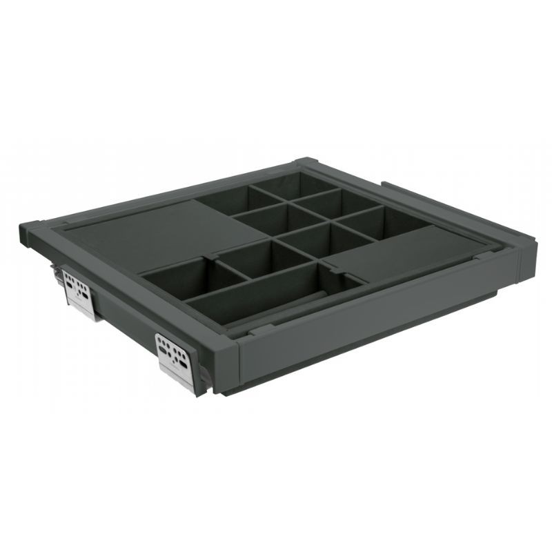 CAJON ELITE ORGANIZADOR/JOYERO 700MM (660-718) ANTRACITA WG-PRZEG70-60 GTV