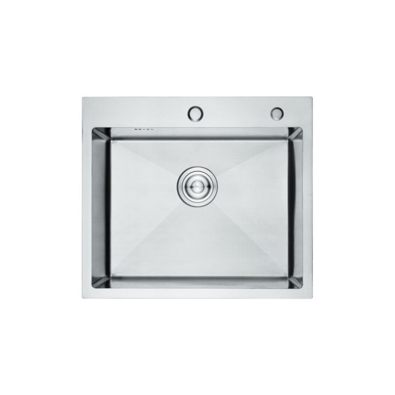 FREGADERO SOBRE ENCIMERA CUADRADO 550X450MM. (50-35) INOX M85545 P685