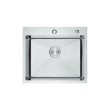FREGADERO SOBRE ENCIMERA CUADRADO 550X450MM. (50-35) INOX M85545 P685