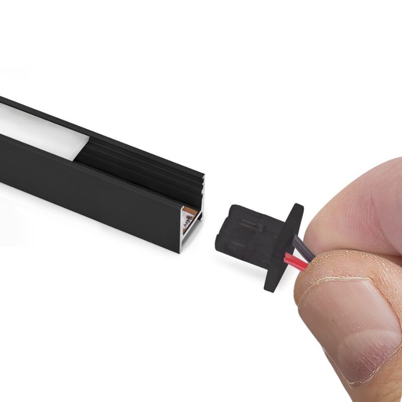 CABLE LED SUPERFICIE PYXIS 24V. NEGRO 5227417 EMUCA