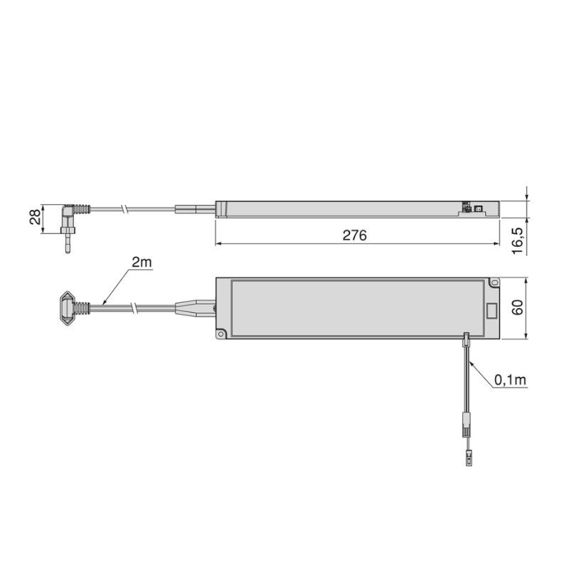 CONVERTIDOR LED CABLE 100W 12V SMART 5153820 EMUCA