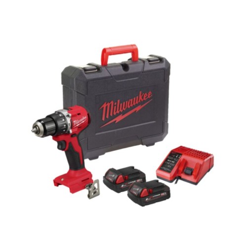 TALADRO PERCUTOR COMPACTO M18BLPDRC-202C 18V 4933492822 MILWAUKEE