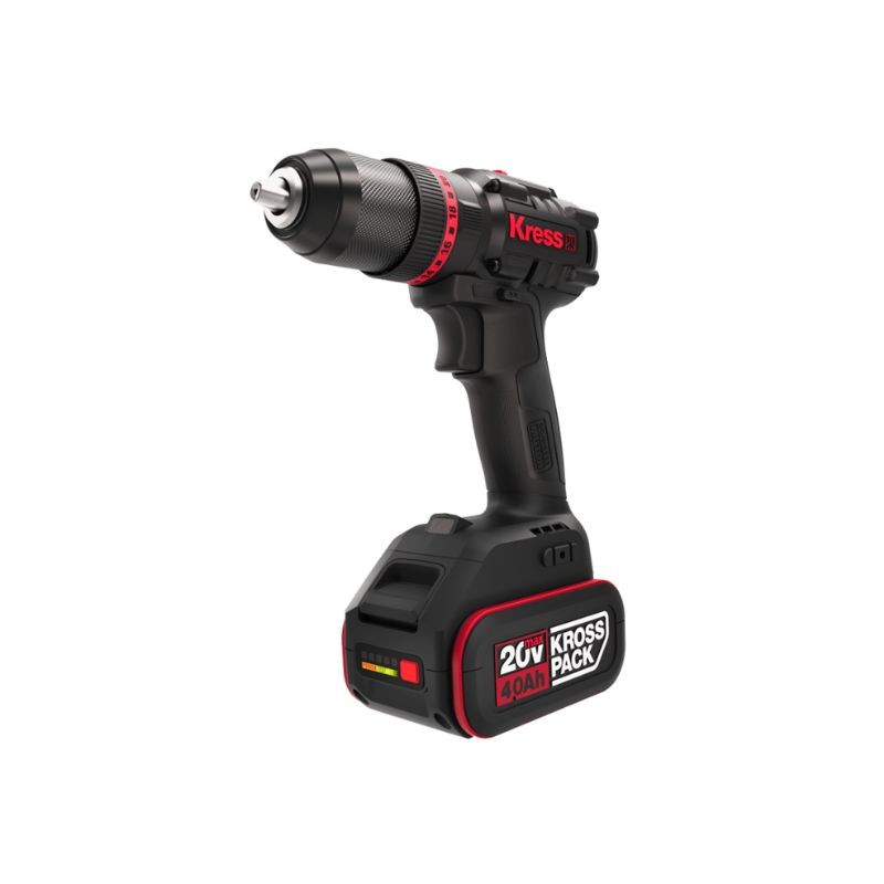 TALADRO PERCUTOR KUC30 20V. 4AH 2 BAT. 11068902000 KRESS