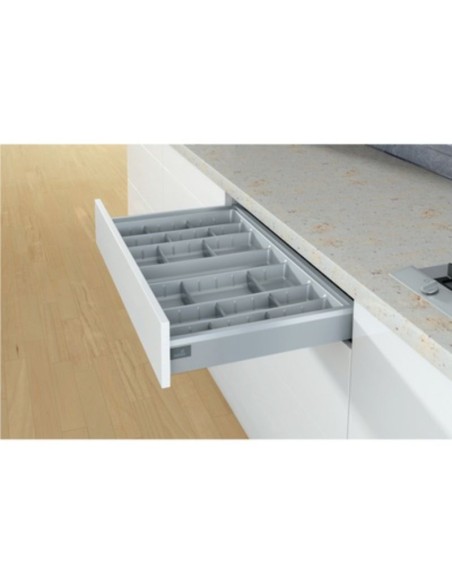 9134992 CUBERTERO REGULABLE 500/600 PLATA ORGATRAY 570 ARCITECH HETTICH
