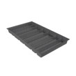 9183334 CUBERTERO REGULABLE 500/900 ANTRACITA ORGATRAY 570 ARCITECH HETTICH