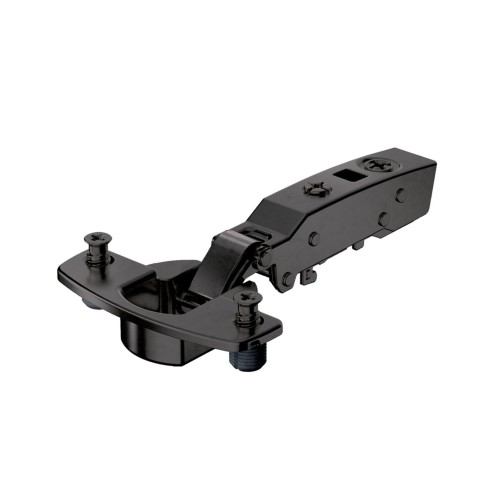 9091754 BISAGRA RECTA SENSYS C/FRENO TH52/52 P/GRUESO 32MM. C/TETON EXPANSIVO MD OBSIDIAN BLACK HETTICH