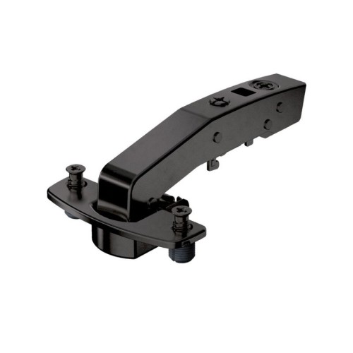 9091780 BISAGRA ANGULAR ARREMETIDA SENSYS C/FRENO C/TETON EXPANSIBLE OBSIDIAN BLACK HETTICH