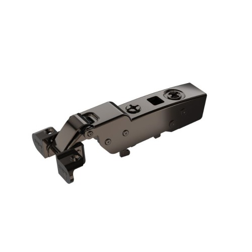 9091225 BISAGRA ACODADA SENSYS C/FRENO P/PTA ALUMINIO 95º OBSIDIAN BLACK HETTICH
