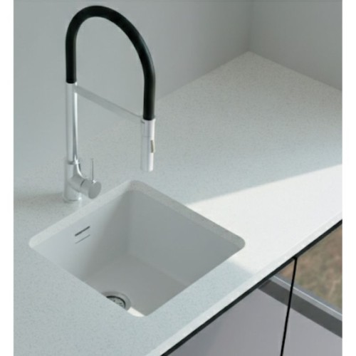 FREGADERO NORGRANITE 1S 40-40 1B WH BLANCO 4090 NODOR