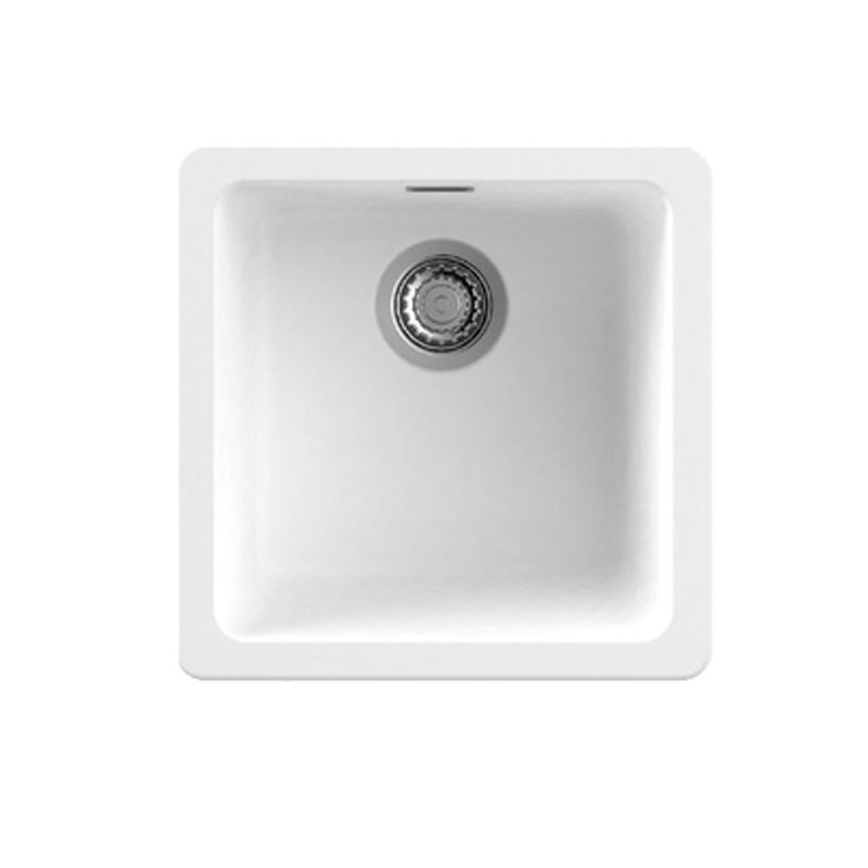 FREGADERO NORGRANITE 1S 40-40 1B WH BLANCO 4090 NODOR
