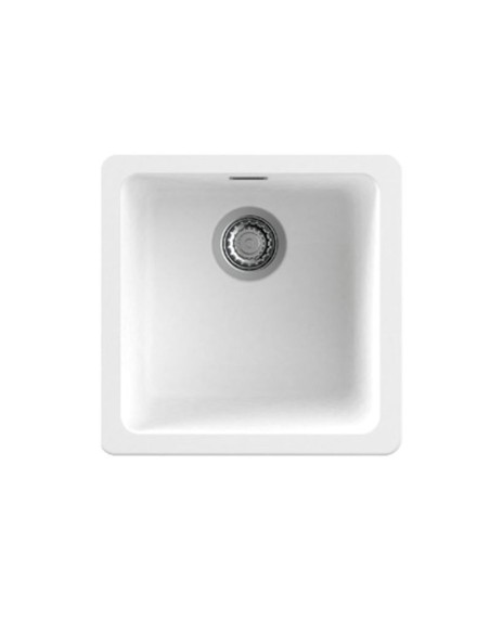 FREGADERO NORGRANITE 1S 40-40 1B WH BLANCO 4090 NODOR