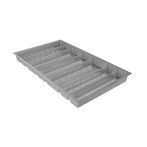 9194887 CUBERTERO REGULABLE 470/400 PLATA ORGATRAY 590 ATIRA HETTICH