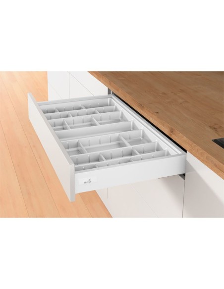 9194903 CUBERTERO REGULABLE 470/800 BLANCO ORGATRAY 590 ATIRA HETTICH
