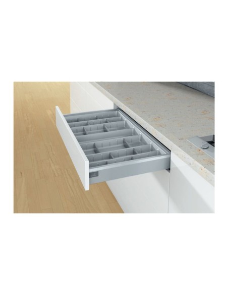 9134995 CUBERTERO REGULABLE 500/1000 PLATA ORGATRAY 570 ARCITECH HETTICH