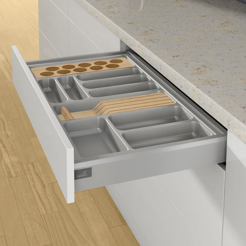 9135580 CUBERTERO 500/600 PLATA ORGATRAY 420 ARCITECH HETTICH