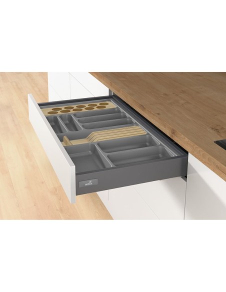 9194999 CUBERTERO RECORTABLE 441-520/501-600 ANTRACITA ORGATRAY 440 ARCITECH HETTICH