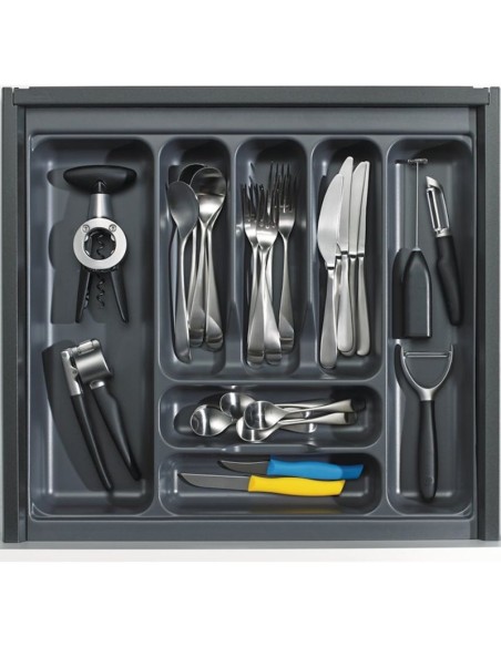 9194999 CUBERTERO RECORTABLE 441-520/501-600 ANTRACITA ORGATRAY 440 ARCITECH HETTICH