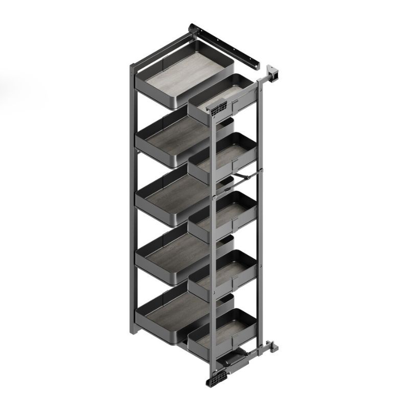 COLUMNA EXTRAIBLE HARMONY PUERTA BISAGRA 10 CESTOS ALT.1480MM MOD.45 8383935 EMUCA