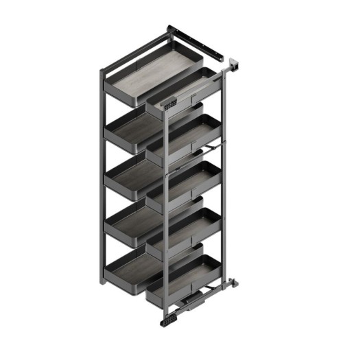 COLUMNA EXTRAIBLE HARMONY PUERTA BISAGRA 10 CESTOS ALT.1780MM MOD.45 8384035 EMUCA