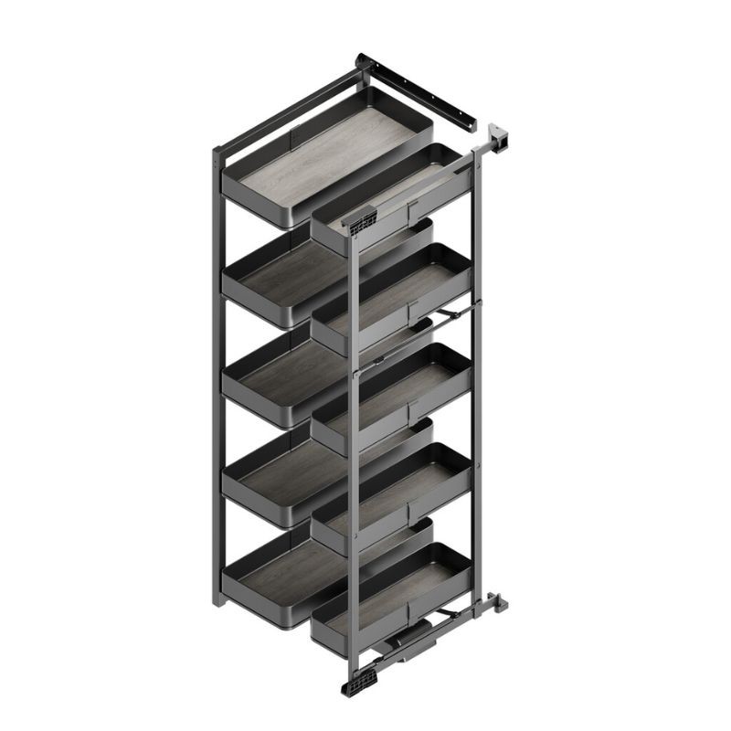 COLUMNA EXTRAIBLE HARMONY PUERTA BISAGRA 10 CESTOS ALT.1780MM MOD.45 8384035 EMUCA