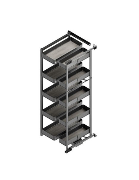 COLUMNA EXTRAIBLE HARMONY PUERTA BISAGRA 10 CESTOS ALT.1780MM MOD.45 8384035 EMUCA