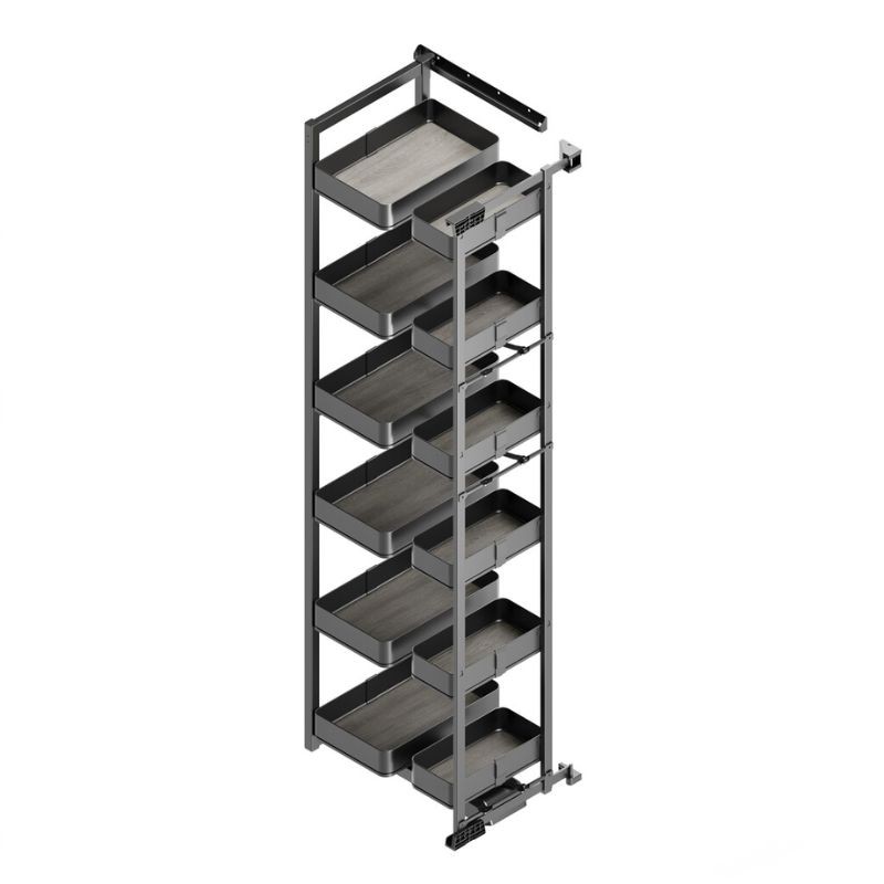 COLUMNA EXTRAIBLE HARMONY PUERTA BISAGRA 12 CESTOS ALT.1480MM MOD.60 8384135 EMUCA