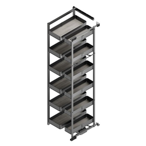 COLUMNA EXTRAIBLE HARMONY PUERTA BISAGRA 12 CESTOS ALT.1780MM MOD.60 8384235 EMUCA