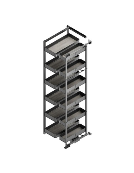 COLUMNA EXTRAIBLE HARMONY PUERTA BISAGRA 12 CESTOS ALT.1780MM MOD.60 8384235 EMUCA