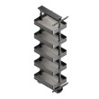 COLUMNA EXTRAIBLE GIRATORIA HARMONY 5 CESTOS ALT.1430-1730MM. MOD.40 8383735 EMUCA