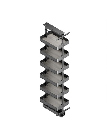 COLUMNA EXTRAIBLE GIRATORIA HARMONY 6 CESTOS ALT.1780-2080MM. MOD.40 8383835 EMUCA