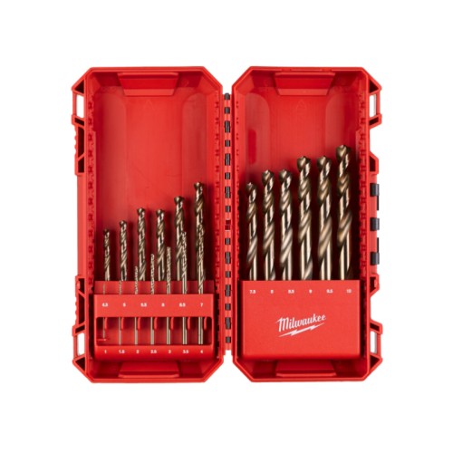 ESTUCHE 19 BROCAS RED COBALT HSS CO 4932499764 MILWAUKEE