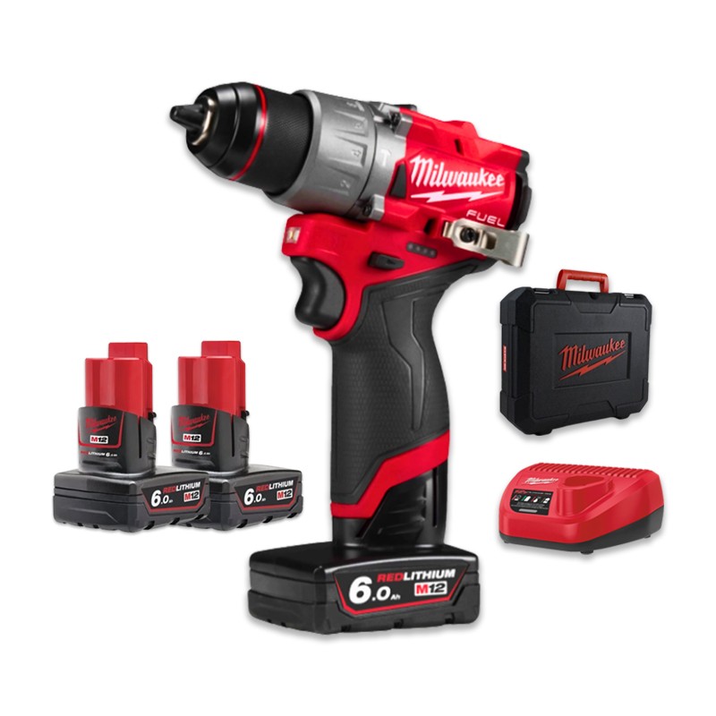 TALADRO PERCUTOR SUBCOMPACTO FUEL M12FPD2-602X 12V 4933479870 MILWAUKEE