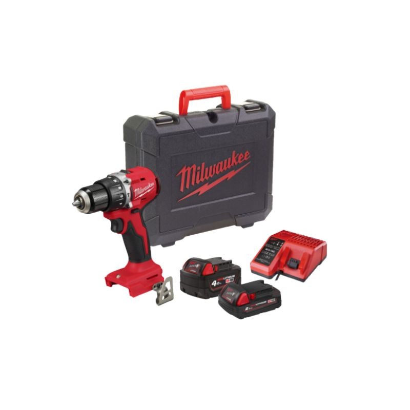 TALADRO PERCUTOR COMPACTO M18BLPDRC-422C 18V 4933492825 MILWAUKEE